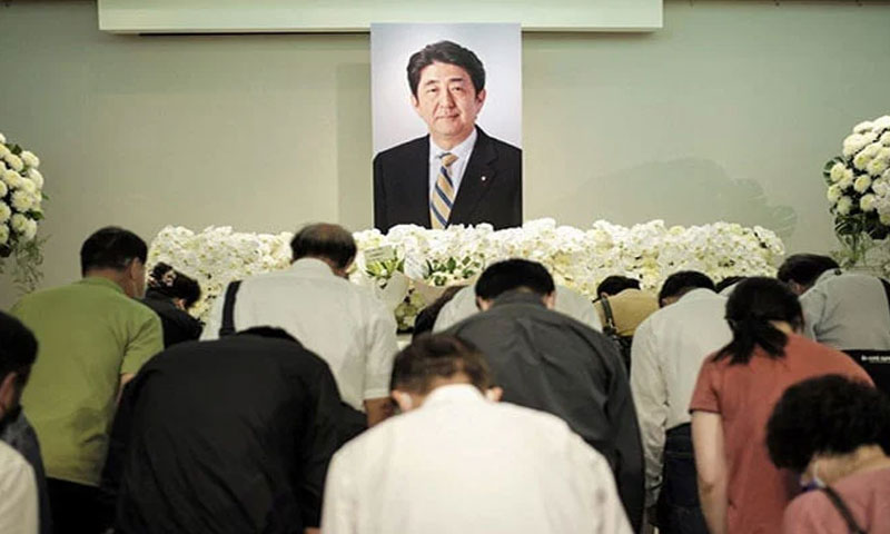 سابق جاپانی وزیر اعظم کی آخری رسومات سب سے زیادہ مہنگی