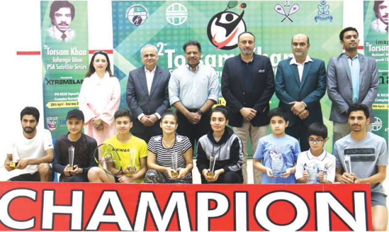  Zeeshan, Mehwish win titles in 2nd Torsam Khan Squash Championship